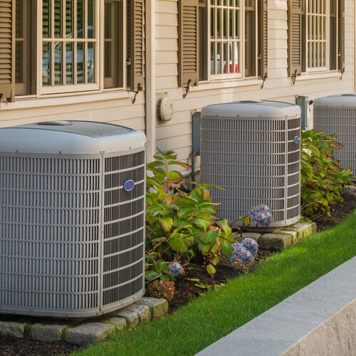 HVAC units outside